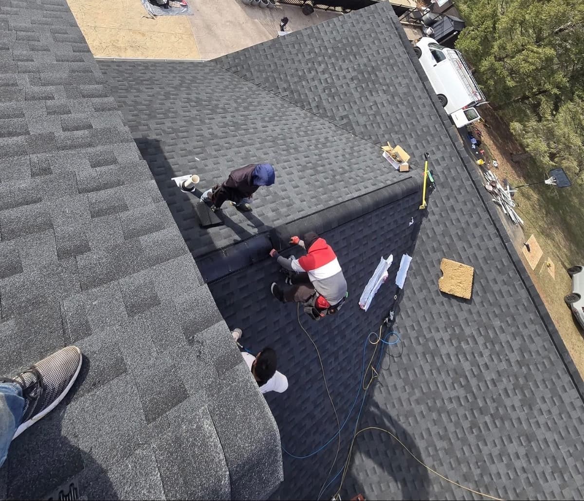 Roofing project photo